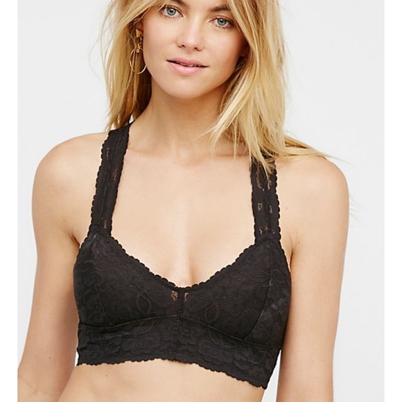 Free People Other - NEW Free People Galloon lace racerback bralette